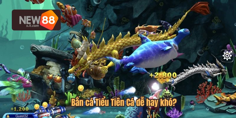 Bắn cá Tiểu Tiên Cá dễ học nhưng khó để trúng lớn