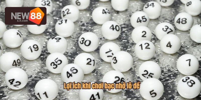 Lợi ích khi chơi bạc nhớ lô đề