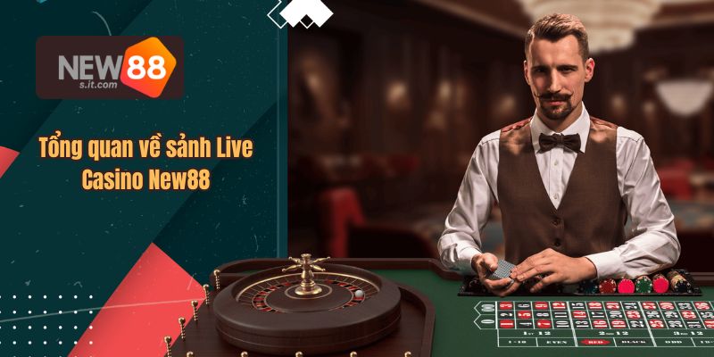 Sảnh Live Casino New88 là khu vực giải trí trực tuyến mô phỏng sòng bạc thực tế